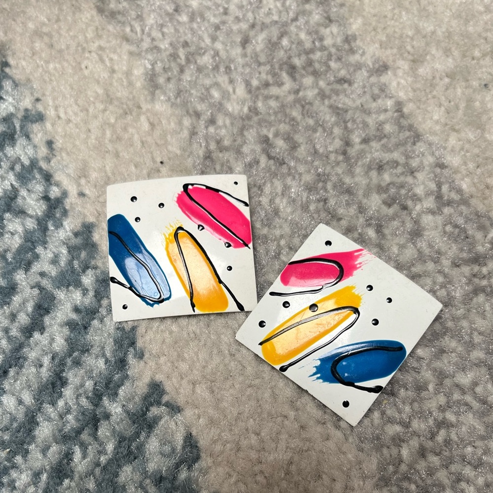 80’s earrings